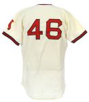 1977 Wayne Simpson California Angels Game Worn Home Jersey (MEARS LOA)
