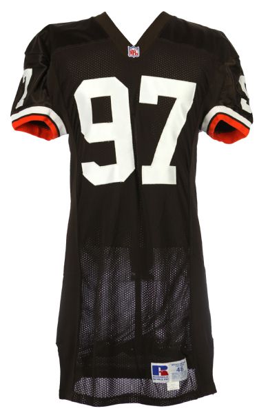 1991-95 OBrien Cleveland Brown Preseason/Training Camp Jersey (MEARS LOA)