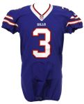 2013 EJ Manuel Buffalo Bills Signed Game Worn Home Jersey (MEARS LOA & PSA/DNA)