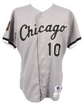 1994 Mike LaValliere Chicago White Sox Game Worn Road Jersey w/ MLB 125th Anniversary Patch (MEARS LOA)