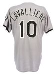 1994 Mike LaValliere Chicago White Sox Game Worn Road Jersey w/ MLB 125th Anniversary Patch (MEARS LOA)