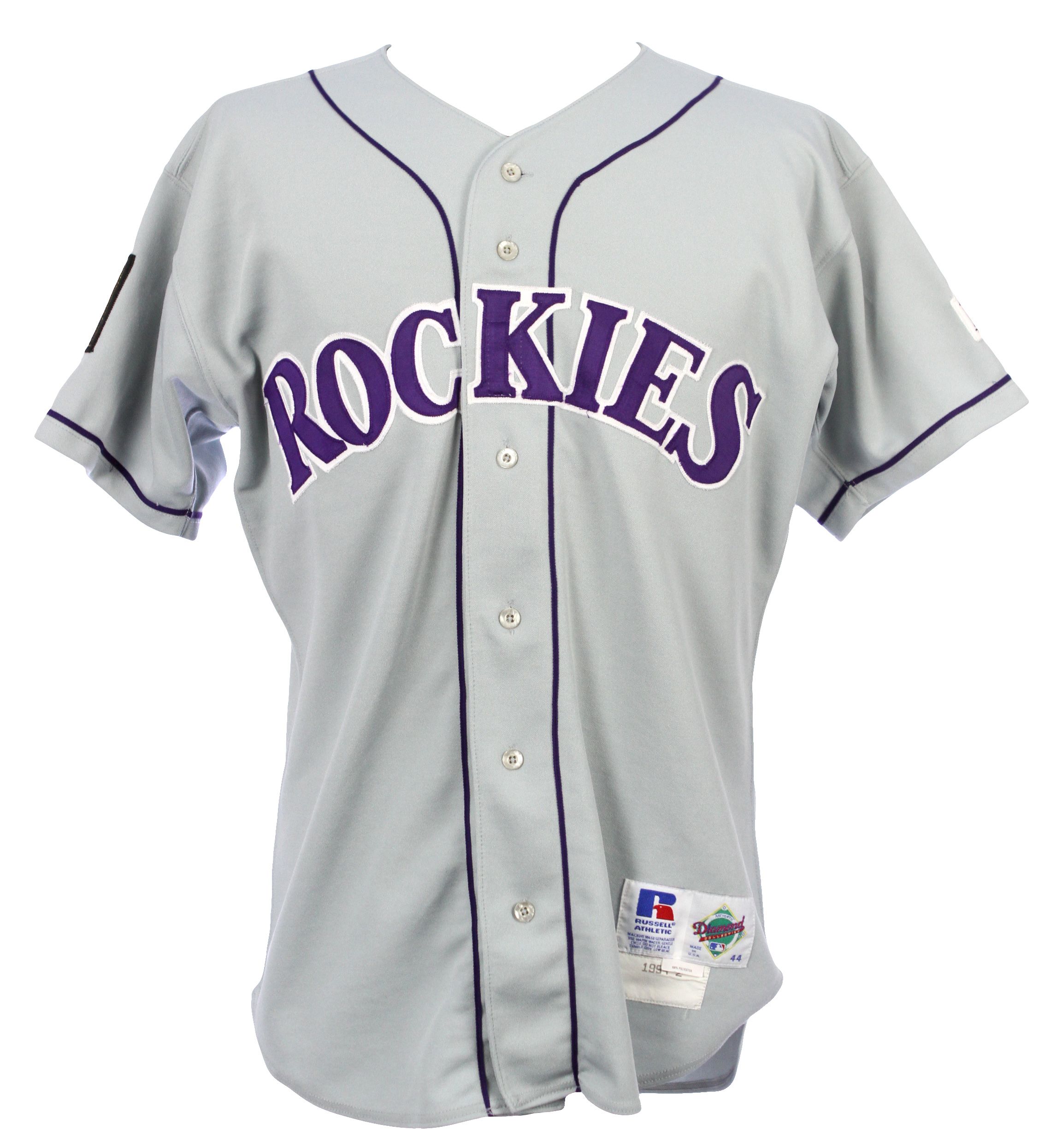Lot Detail 1994 Vinny Castilla Colorado Rockies Game Worn Road Jersey