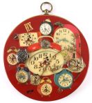 1960s circa Mickey Mouse Walt Disney 8" Circular Clock Display (From the Collection of Penny Marshall)