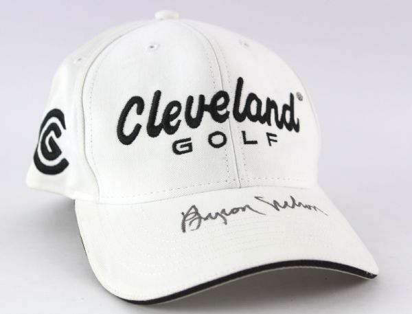 1990s Byron Nelson Signed Cleveland Golf Cap (PSA/DNA) From the Collection of Penny Marshall 