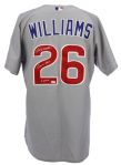 2002 Billy Williams Chicago Cubs Signed Game Worn Road Jersey (MEARS A10 & PSA/DNA)