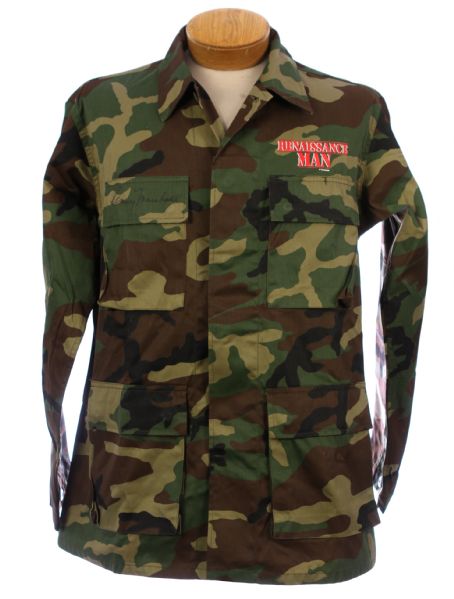 1994 Penny Marshall Signed Renaissance Man Promotional Camouflage Combat Coat (MEARS LOA JSA LOA) From the Collection of Penny Marshall