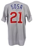 1998 Sammy Sosa Chicago Cubs Signed Road Jersey (PSA/DNA)
