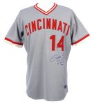 1978, 1984-86 Possible Gift / Prototype Pete Rose Cincinnati Reds Signed Mizuno Road Uniform (MEARS LOA/JSA)