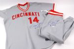 1978, 1984-86 "Possible Gift / Prototype" Pete Rose Cincinnati Reds Signed Mizuno Road Uniform (MEARS LOA/JSA)