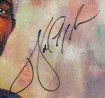 1987 circa Walter Payton Chicago Bears 18x24 Promotinal Chicagoland Northwest Indiana Dodge Dealers Poster by Artist Michael Edsey (JSA)