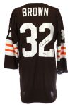 1990s Jim Brown Cleveland Browns Signed Jersey (JSA)