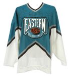 1996 circa Mario Lemieux Jaromir Jagr Ray Bourque Ron Francis Signed Eastern Conference All Star Jersey (JSA)
