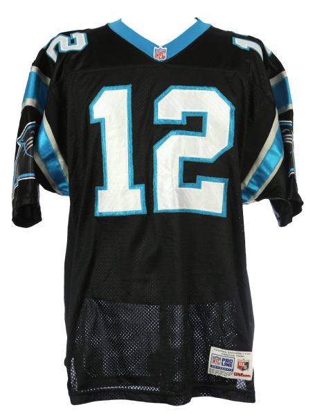 1995-98 Kerry Collins Carolina Panthers Game Worn Home Jersey (MEARS LOA)
