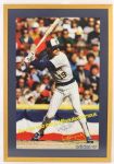 1983 Robin Yount Milwaukee Brewers 24x36 Framed Adidas Promotional Poster (MEARS LOA)