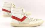 1985-90 Benoit Benjamin Los Angeles Clippers Signed Game Worn Pony Sneakers (MEARS LOA/JSA)