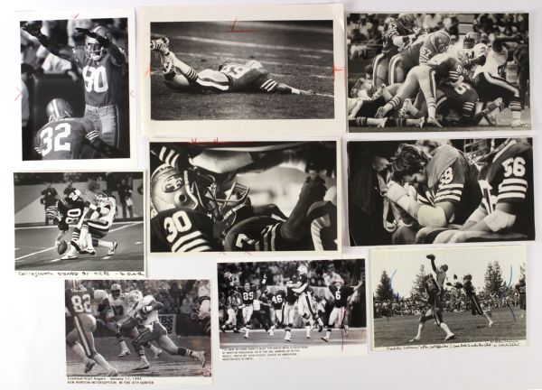 1980-90s San Francisco 49ers Examiner Original Wire Photo Collection (84)