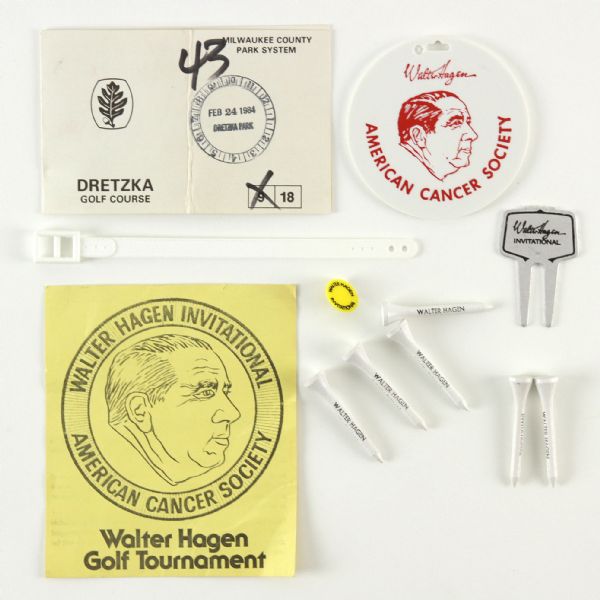 1980s Walter Hagen Invitational Collection and Dretzka Golf Course Score Card (Lot of 12)