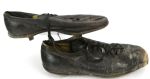 1967-71 Dean Chance Game Worn Riddell Baseball Cleats (MEARS LOA)