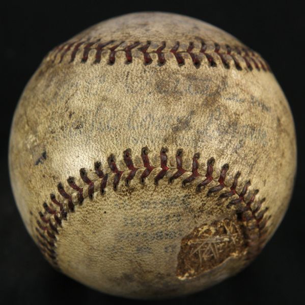 1936-43 Wilson Official Pacific Coast League William C. Tuttle Game Used Baseball (MEARS LOA)
