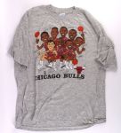 1989-92 Michael Jordan Scottie Pippen & More Vintage Chicago Bulls Caricature T Shirt
