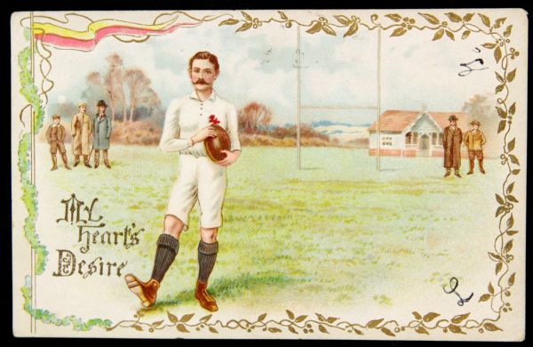 1901-07 Undivided Back My Hearts Desire Football Postcard