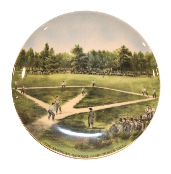 1980s circa Currier & Ives Series 1 Hand Crafted Collector Plate - Number 489