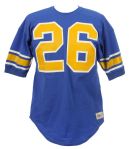 1960s circa UCLA Bruins Styled #26 Blue Durene Football Jersey (MEARS LOA)