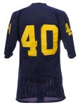 1976-82 Michigan Wolverines #40 Medalist Sand Knit Jersey (MEARS LOA)