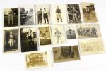 1910-20s Vintage Hometown Football Original Photo / Postcard Collection (15)