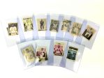 1961 Fleer Wallets Hand Cut Football Card Grouping (57)