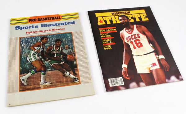 1970 & 1982 Milwaukee Bucks Magazine Lot (2)