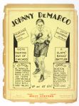 1920s Johnny DeMarco Philadelphia’s Fighting Fool 17x22 Boxing Poster
