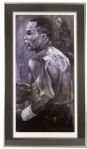1993 Sugar Ray Leonard 22"x42" Lithograph From Stephen Holland (478/500)
