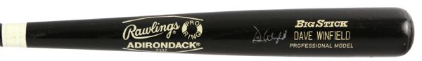 1985 Dave Winfield New York Yankees Signed Rawlings Adirondack Professional Model Bat (MEARS LOA/JSA)