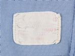 1960's circa #71 Game Worn Baby Blue Spanjan Football Jersey (MEARS LOA)