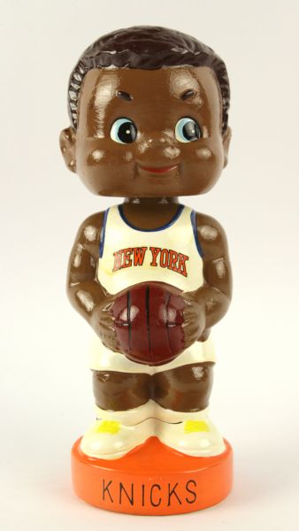 1960s circa New York Knicks 9" Nodder w/ Original Box