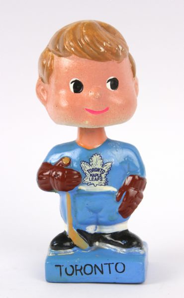 1962 Toronto Maple Leafs 5" Mini Nodder Bobbing Head Doll (Excellent)