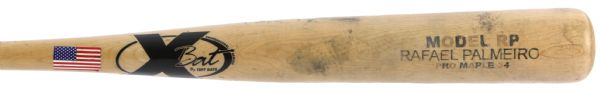 2000-05 circa Rafael Palmeiro Rangers/Orioles XBat Professional Model Game Used Bat (MEARS LOA/Celebz Direct COA)