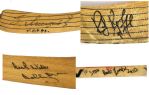 1970's-90's Boston Bruins Professional Model Stick Collection - Lot of 7 w/ 4 Signed Including Bobby Orr, Ray Bourque & More (MEARS LOA)