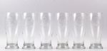 1990's Kelsey's NHL Alumni Hungry For Hockey Collectible Glass Set - Lot of 6 w/ Stan Mikita, Rod Gilbert & More 