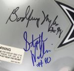 2000's Dallas Cowboys Multi Signed Full Size Display Helmet w/ Emmitt Smith, Mel Renfro, Leon Lett, Nate Newton & More 17 Signatures Including (JSA)
