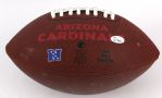 2009 Kurt Warner Larry Fitzgerald Anquan Boldin Arizona Cardinals Signed Football *JSA*