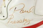1982-83 Paul Pressey Milwaukee Bucks Signed Game Worn Nike Sneakers (MEARS LOA)