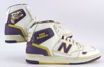 1982-86 circa James Worthy Los Angeles Lakers Signed Game Worn New Balance Worthy 790 Sneakers (MEARS LOA/JSA)