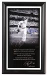 2007 Geoff Jenkins Milwaukee Brewers Signed 15" x 25" Framed Display (JSA)