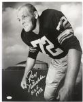 1958 Ray Nitschke #72 (First Day As A Pro) Green Bay Packers Autographed 16x20 Original Photo (JSA)