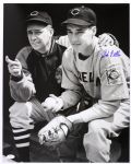 1939 Bob Feller Cleveland Indians “Schooled By The Skipper” Autographed Original 16x20 Hand Developed Photo (JSA)