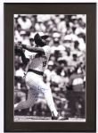 2000s Cecil Cooper Milwaukee Brewers Signed 20" x 28" Framed Photo (JSA)