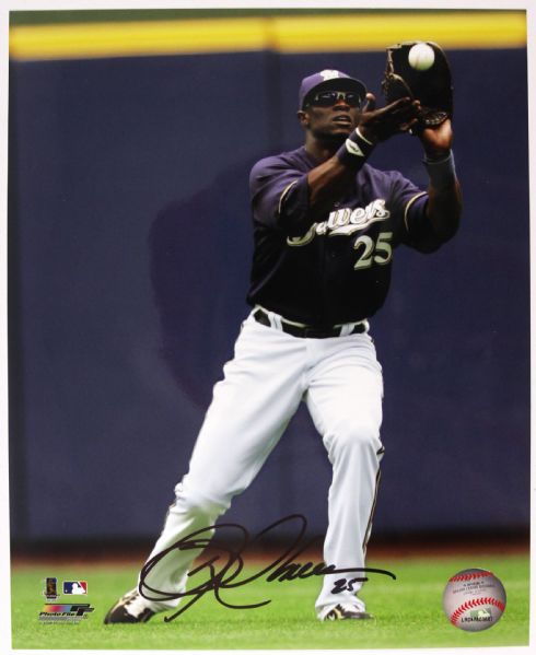 2009 Mike Cameron Milwaukee Brewers Signed 8" x 10" Photo (Private Signing COA)