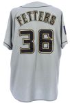 1994 Mike Fetters Milwaukee Brewers Game Worn Road Jersey w/ MLB 125th Anniversary Patch (MEARS LOA)